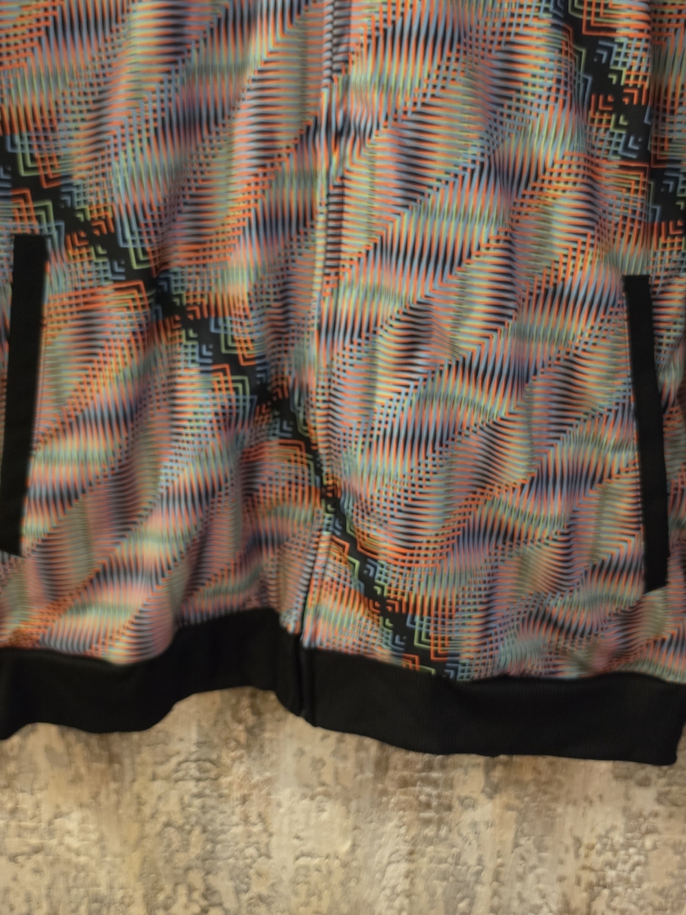 Adidas Men’s Multicolor Pattern Track Jacket - Picture 5 of 7